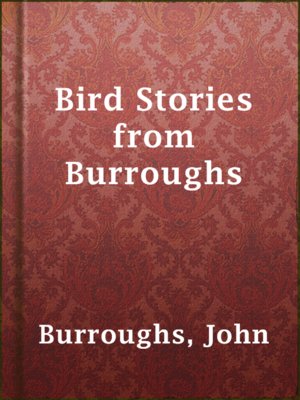 cover image of Bird Stories from Burroughs